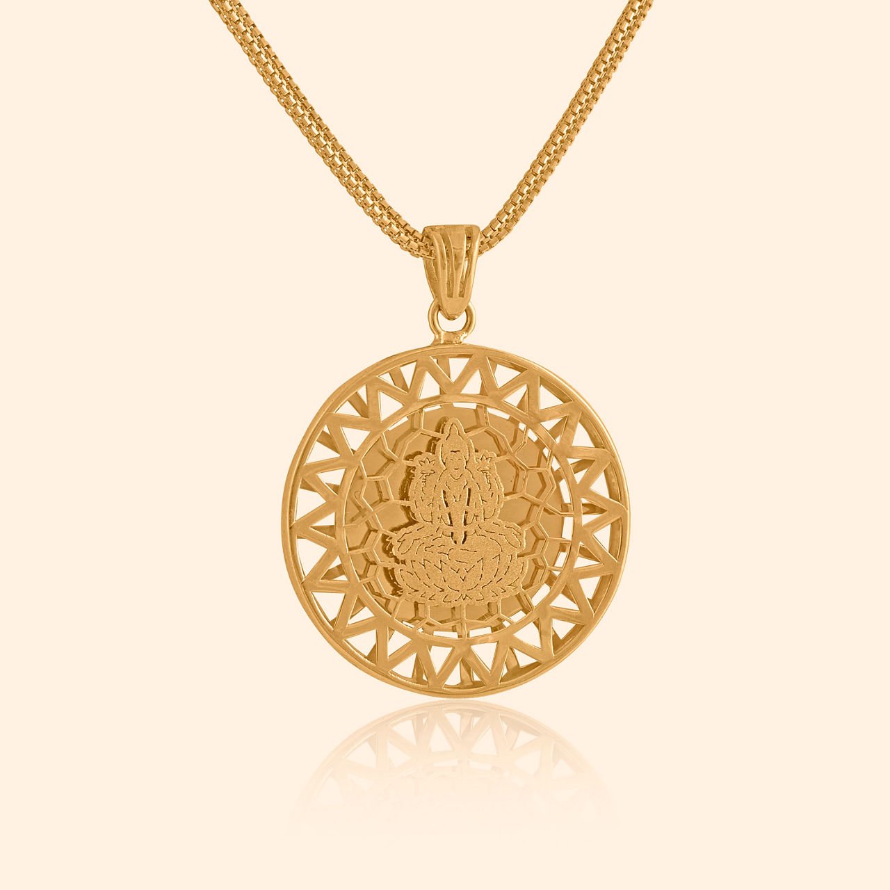 Sacred Khanda Gold Pendan